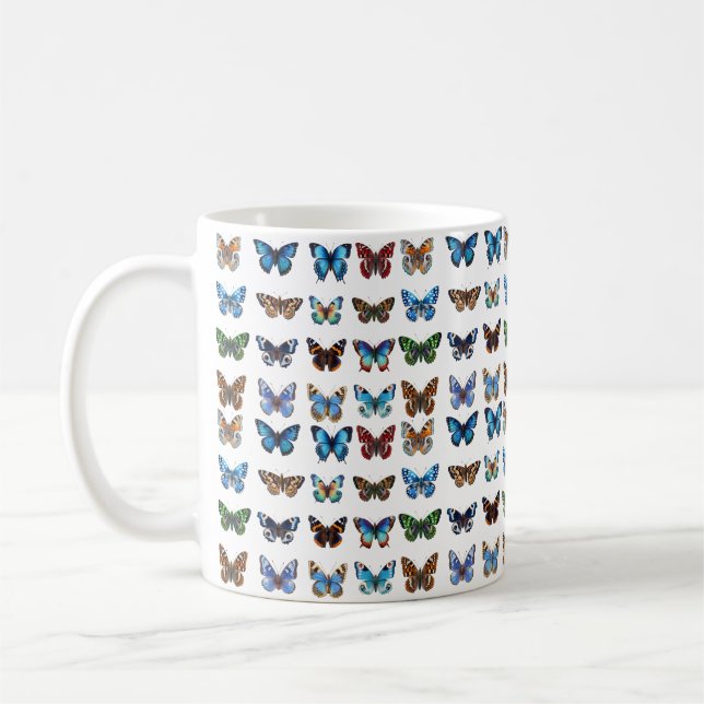 Taza De Café Mariposas (Izquierda)