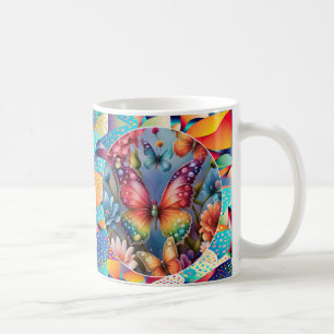 Taza De Café Mariposas de verano