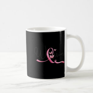 Taza De Café Mariposas del Mes del Cáncer de Seno Cinta Rosa Mu