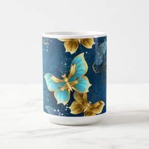 Taza De Café Mariposas doradas