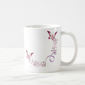 Taza De Café mariposas elegantes