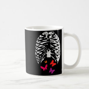Taza De Café Mariposas En El Estómago Halloween