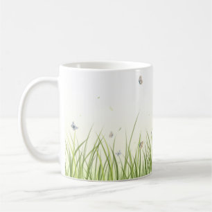 Taza De Café Mariposas en la Bonito del Jardín personalizables