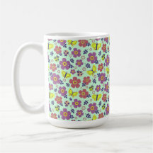 Mariposas, Mariquitas, Flores y Hojas