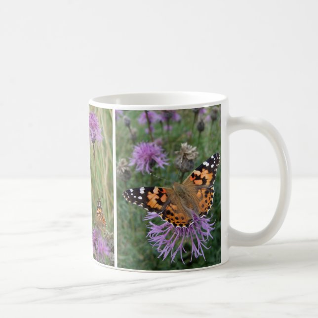 Taza De Café Mariposas Mug (Derecha)