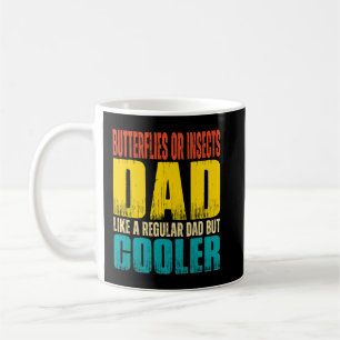 Taza De Café Mariposas o insectos hombres papá como papá normal