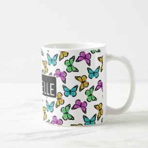 Taza De Café Mariposas personalizadas