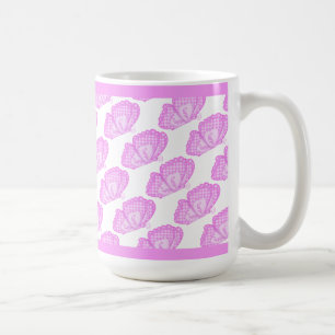 Taza de café Mariposas Rosadas