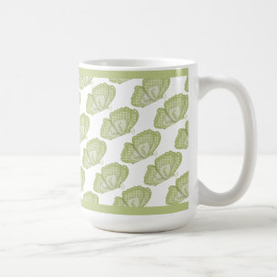 Taza de café Mariposas Verdes