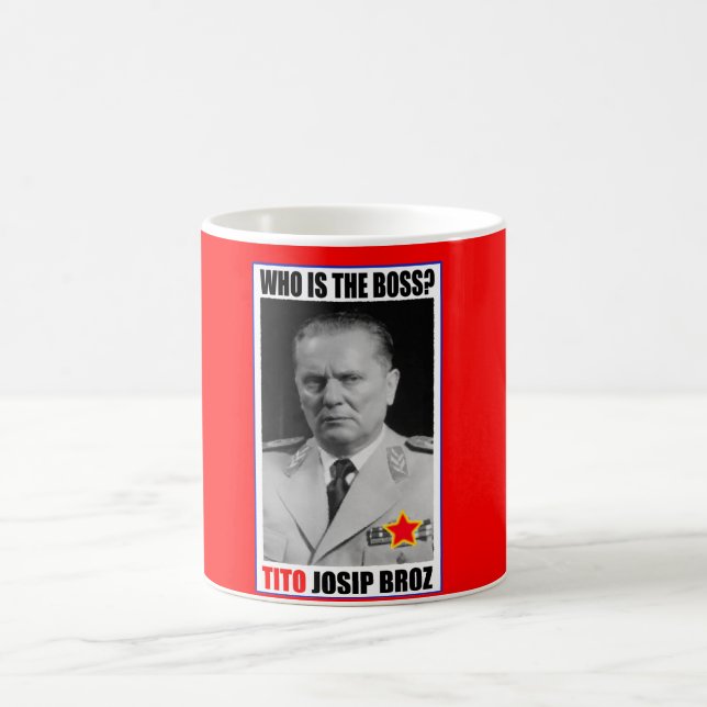TAZA DE CAFÉ MARISCAL JOSIP BROZ TITO BOSS (Centro)