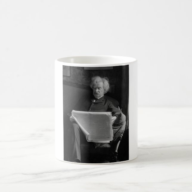Taza De Café Mark Twain - autor y humorista americanos (Centro)