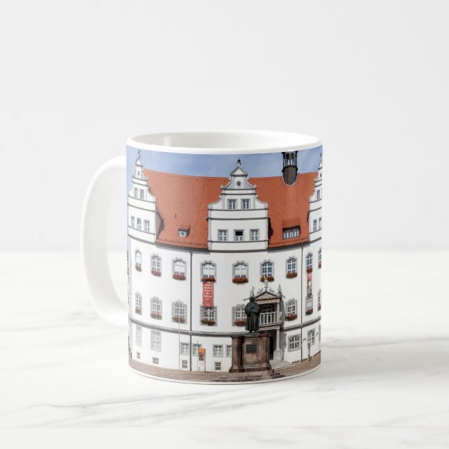 Taza De Café Marktplatz de Lutherstadt Wittenberg (Anverso izquierdo)