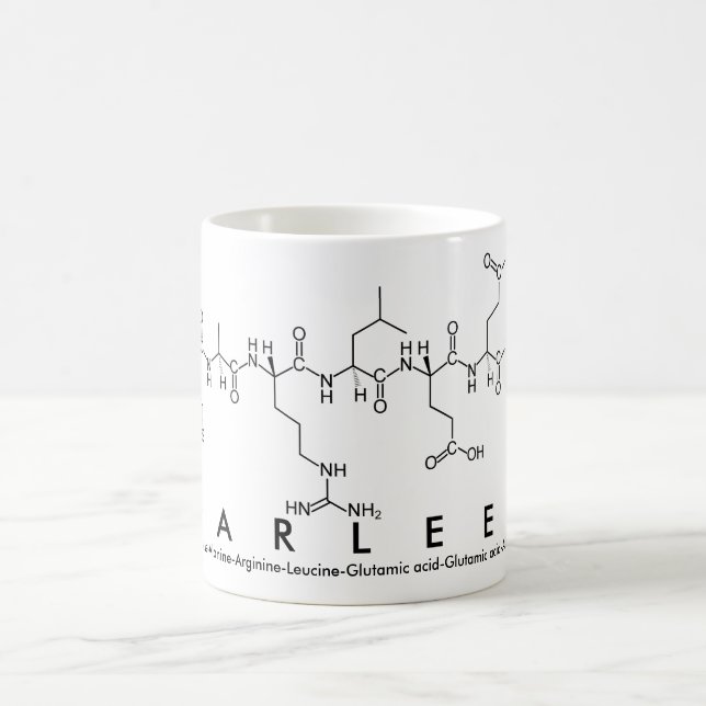 Taza De Café Marleen peptide nombre mug (Centro)