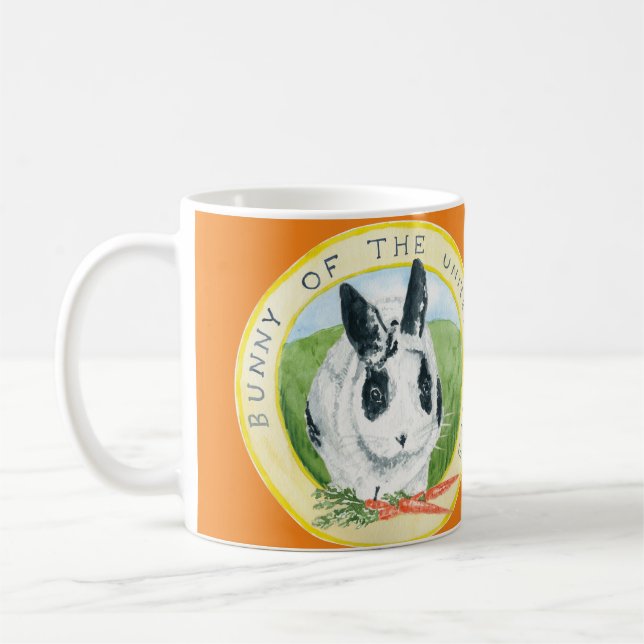 Taza De Café Marlon Bundo Easter mug naranja (Izquierda)