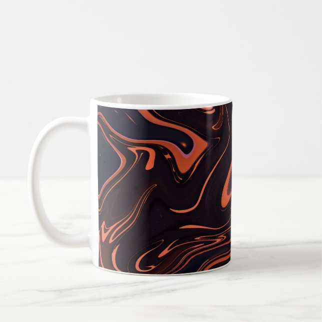 Taza De Café Mármol abstracto: fondo de textura artística (Izquierda)