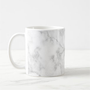 Taza De Café Mármol blanco