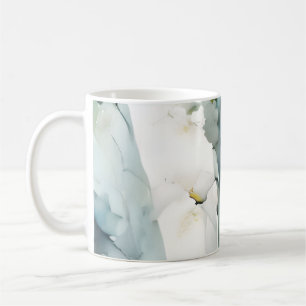 Taza De Café Mármol de Salvia Suave