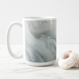 Taza De Café Mármol diseño piedra gris tazón clásico