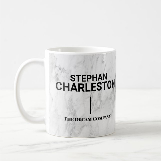 Taza De Café Mármol moderno (Izquierda)