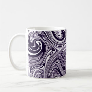 Taza De Café Mármol púrpura
