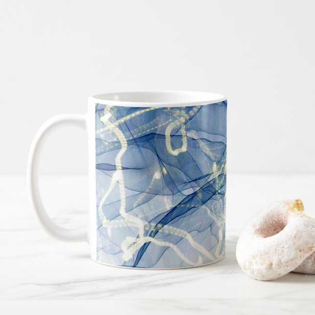 Taza De Café ¡Marmoleado increíble!  (Con donut)