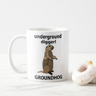 Taza De Café Marmota Divertida Mascota