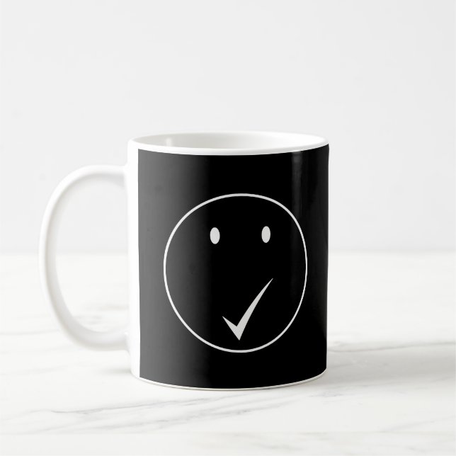 Taza De Café Marque la cara - Marque C01/Blanco. (Izquierda)