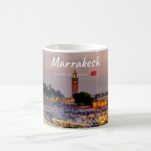 Taza De Café Marrakech, Marruecos - Plaza Jemaa el Fnaa