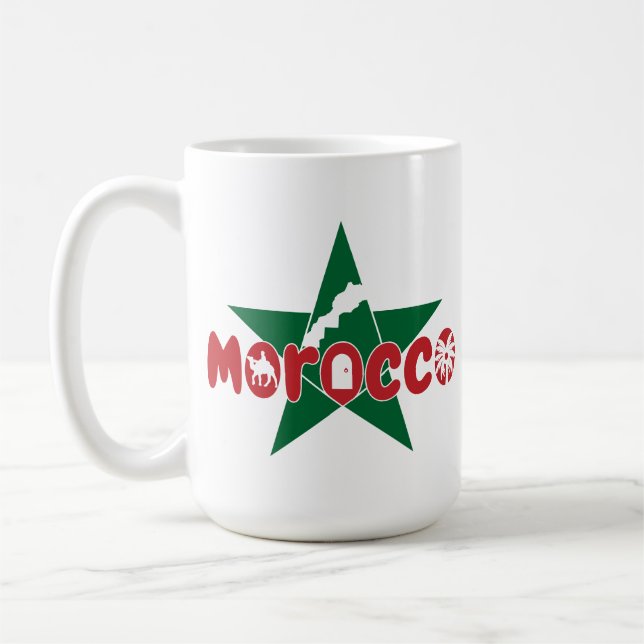 Taza De Café Marruecos: Donde la herencia brilla moderna (Izquierda)