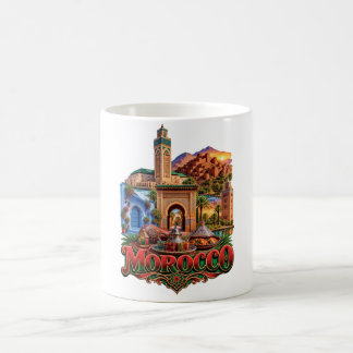 TAZA DE CAFÉ MARRUECOS.TAZA