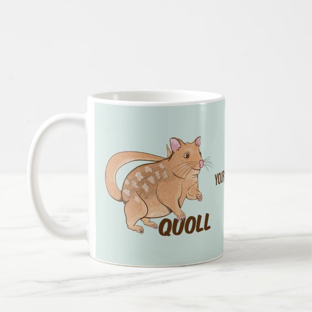 Taza De Café Marsupial australiano Quoll (Izquierda)