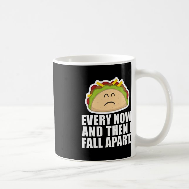 Taza De Café MARTES DE TACO De vez en cuando me desmoreno Diver (Derecha)