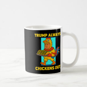 Taza De Café Martes de Taco Divertido Trump Siempre se Rinde Di