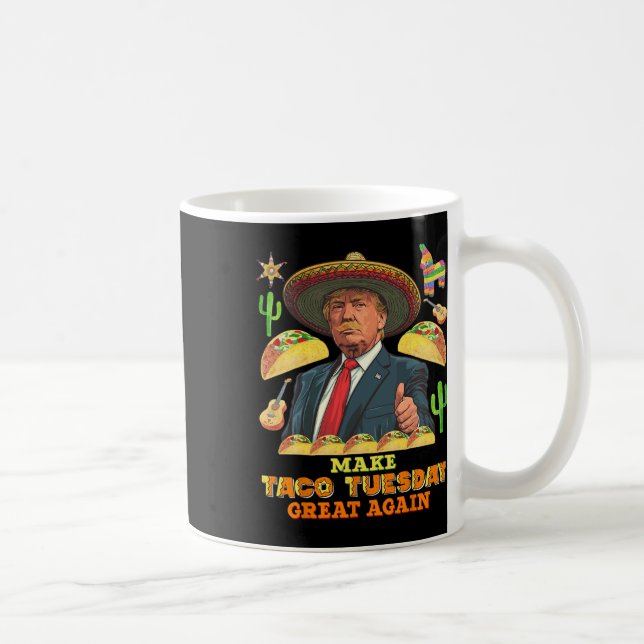 Taza De Café Martes de Taco hace que el taco sea grande de nuev (Derecha)