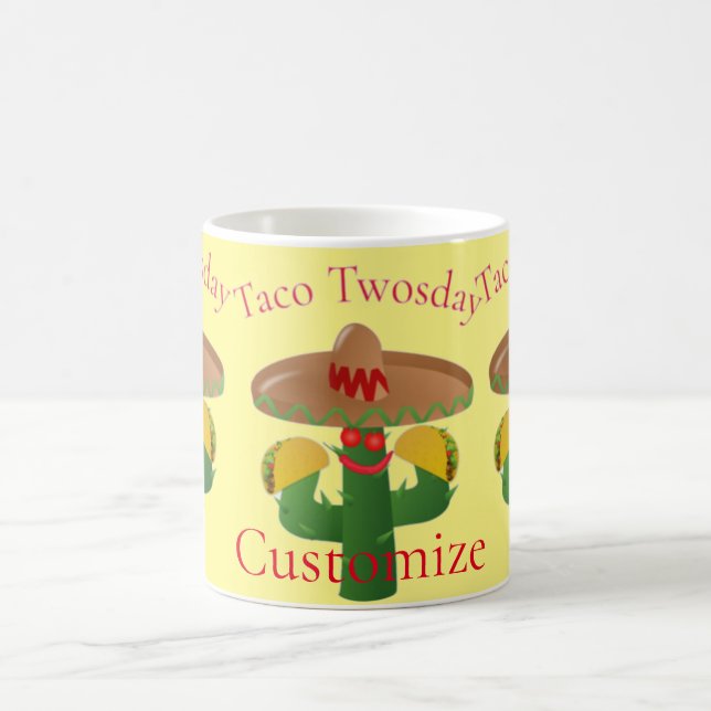 Taza De Café Martes Taco Saguaro Cactus Thunder_Cove (Centro)