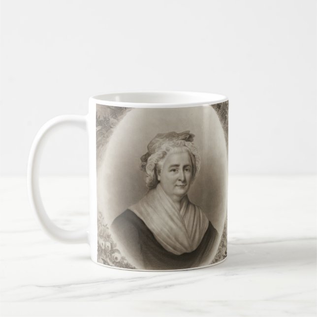 Taza De Café Martha y George Washington 1876 (Izquierda)