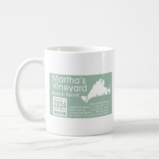 Taza De Café Marthas Vineyard Beach Permit 2024