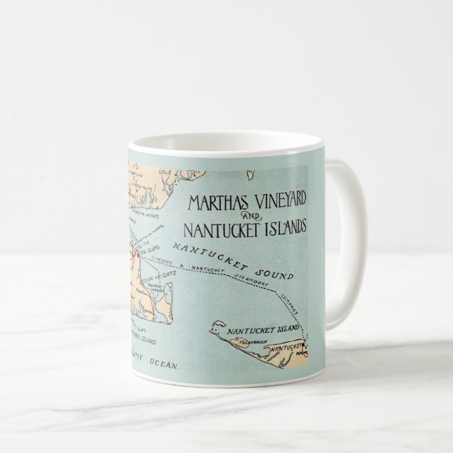 Taza De Café Marthas Vineyard Nantucket Mug (Anverso derecho)