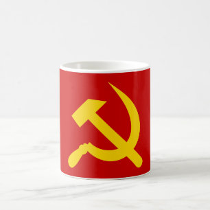 Taza De Café Martillo y hoz del comunismo