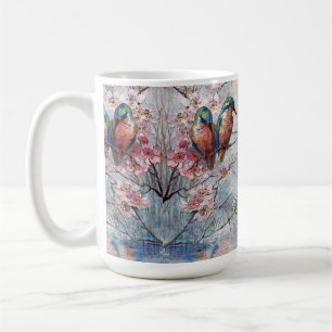 Taza De Café Martines Rey Pintados y Flores