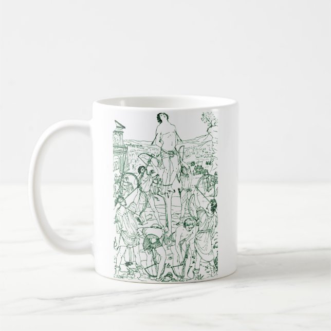 Taza De Café Martirio de San Sebastián (Izquierda)