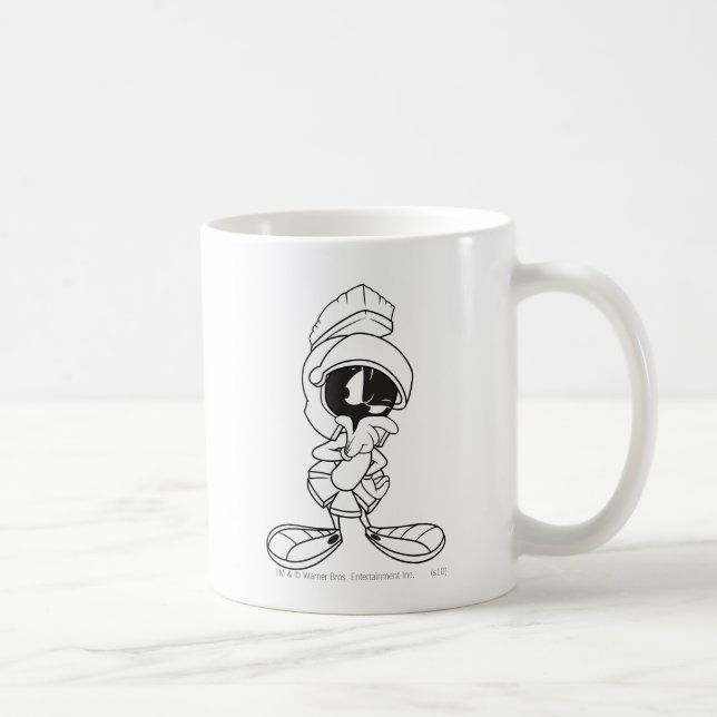 Taza De Café MARVIN EL MARCIANO™ Pensando (Derecha)