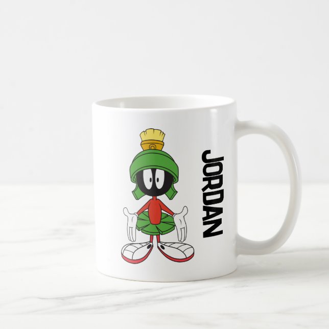 Taza De Café MARVIN THE MARTIAN™ Arms Open | Agrega tu nombre (Derecha)
