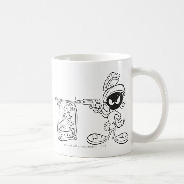Taza De Café MARVIN THE MARTIAN™ Christmas Tree Gun (Derecha)