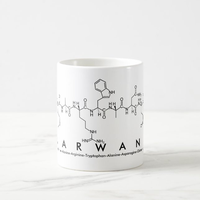 Taza De Café Marwane peptide name mug (Centro)