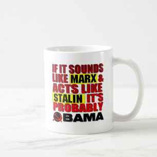 Taza De Café ¿Marx, Stalin? ¡Obama!