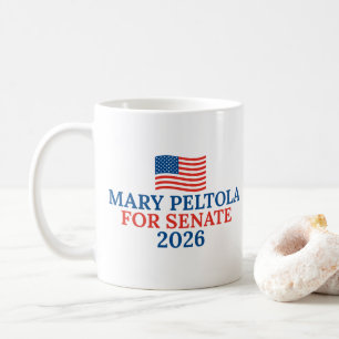 Taza De Café Mary Peltola para Senado Elección Alaska 2026