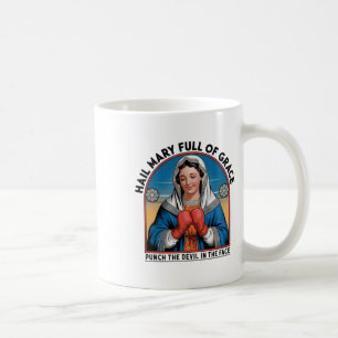 Taza De Café Mary Religious Boxing Tee Funny Christian Punch