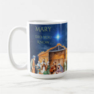 Taza De Café Mary Sabía Que Conocías La Natividad Mug