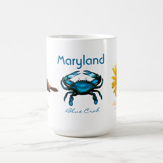 Taza De Café Maryland, cangrejo azul (Centro)